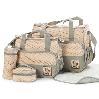 1408578720.jpg Baby Diaper Bag Suits For Mom Baby Bottle Holder Mother Mummy Stroller Maternity Nappy Bags Sets – Image 6